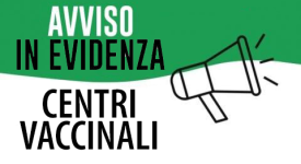 Avviso Centri Vaccinali